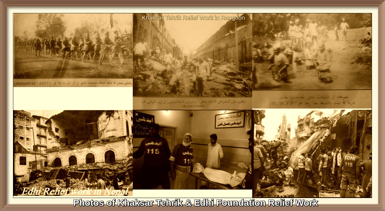 Pics of Khaksar Tehrik & Edhi Foundation